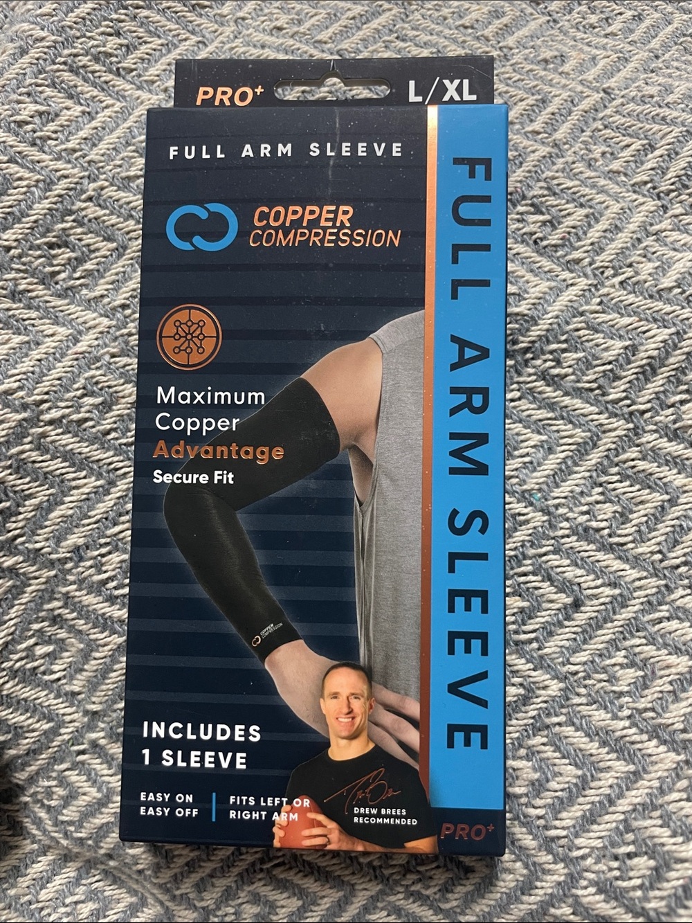 Pro+ Full Arm Sleeve - Black (L/XL)